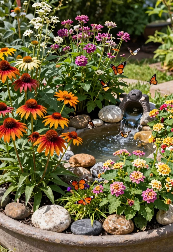 18 Container Flower Garden Ideas That Bloom Beautifully 42 18 Container Flower Garden Ideas That Bloom Beautifully - 12. Themed Flower Gardens 1