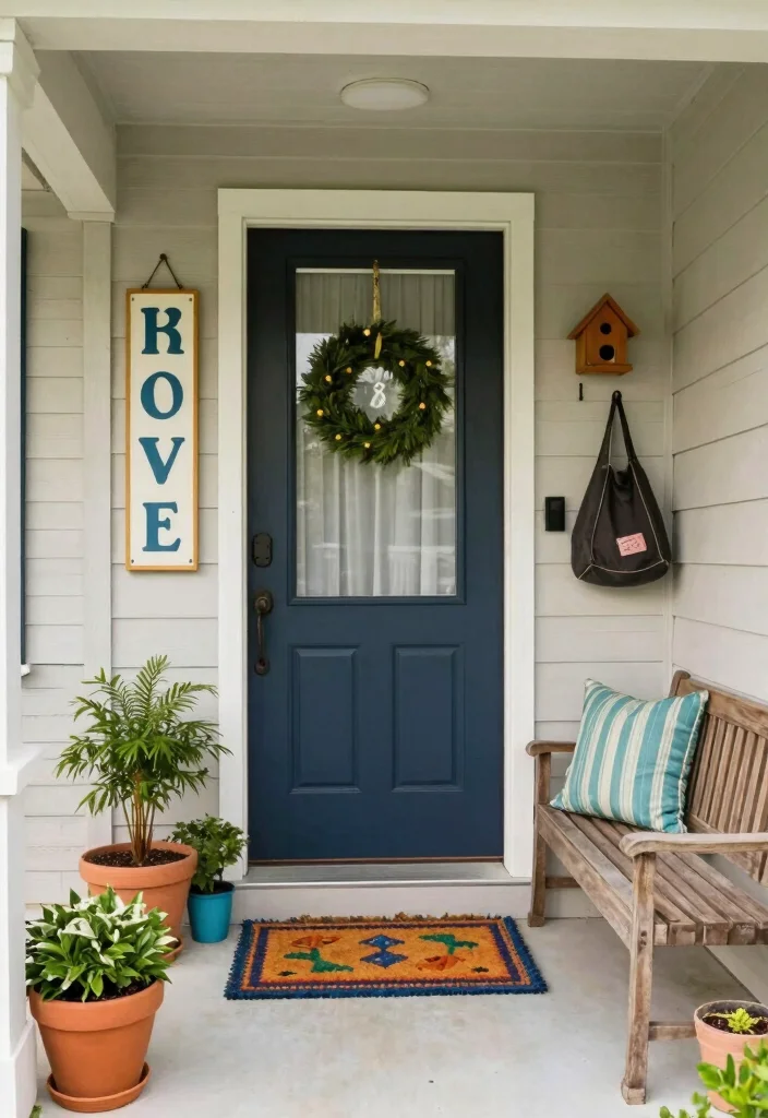 18 Cozy Front Porch 2026 Trending Ideas That Feel Warm & Welcoming - 10. Welcoming Entryway Designs 1