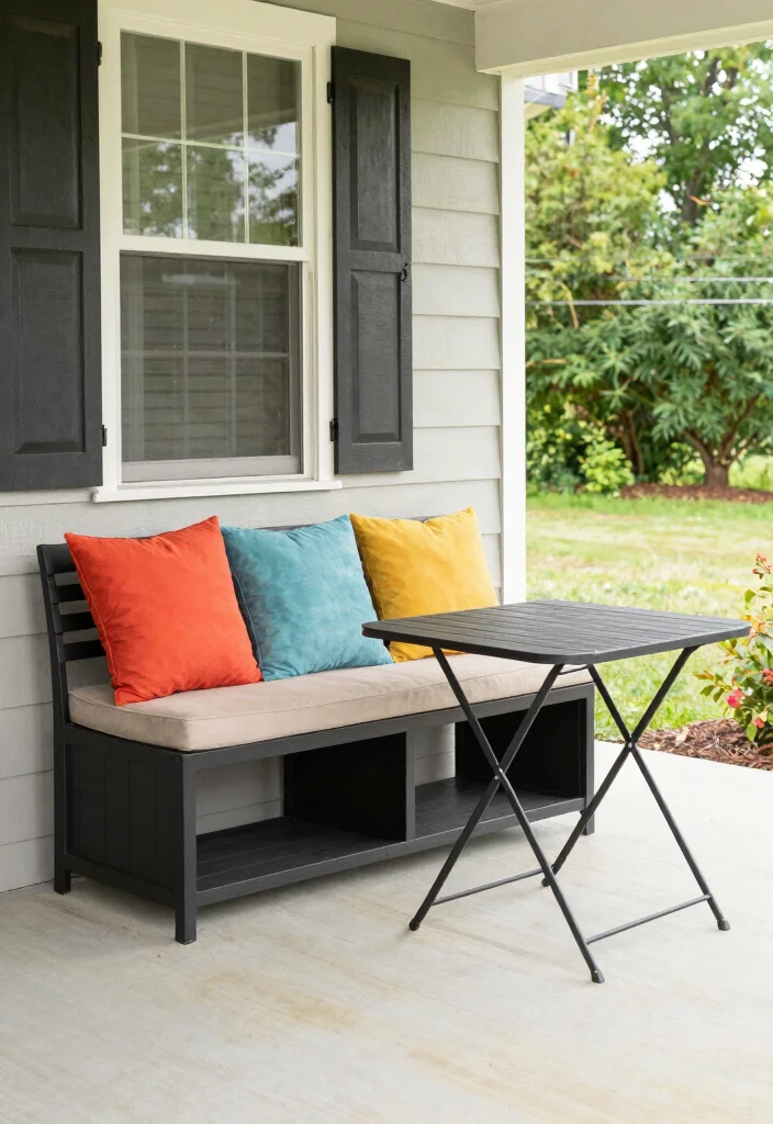 18 Cozy Front Porch 2026 Trending Ideas That Feel Warm & Welcoming - 11. Multi-Purpose Furniture 1