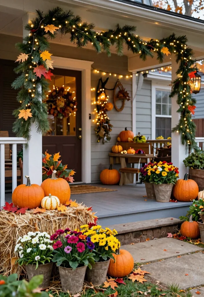 18 Cozy Front Porch 2026 Trending Ideas That Feel Warm & Welcoming - 2. Seasonal Decor That Speaks 1