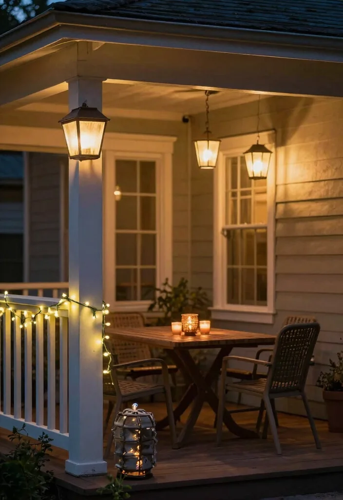 18 Cozy Front Porch 2026 Trending Ideas That Feel Warm & Welcoming - 9. Soft Lighting Ideas 1