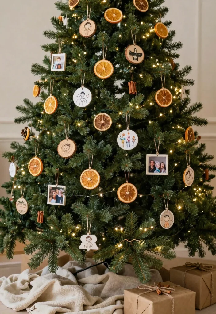 18 Farmhouse Christmas Decor Ideas That Feel Magical - 4. DIY Ornaments for a Personal Touch 1