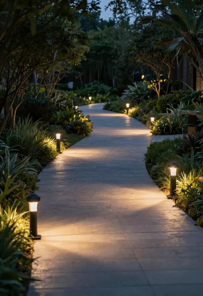 18 Front Walkway 2026 Trending Ideas That Instantly Elevate Your Entrance - 16. Sustainable Pathway Lighting 1