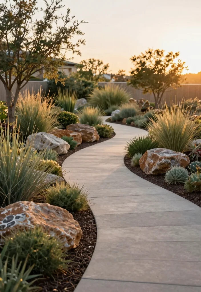 18 Front Walkway 2026 Trending Ideas That Instantly Elevate Your Entrance - 9. Xeriscaping Elements 1