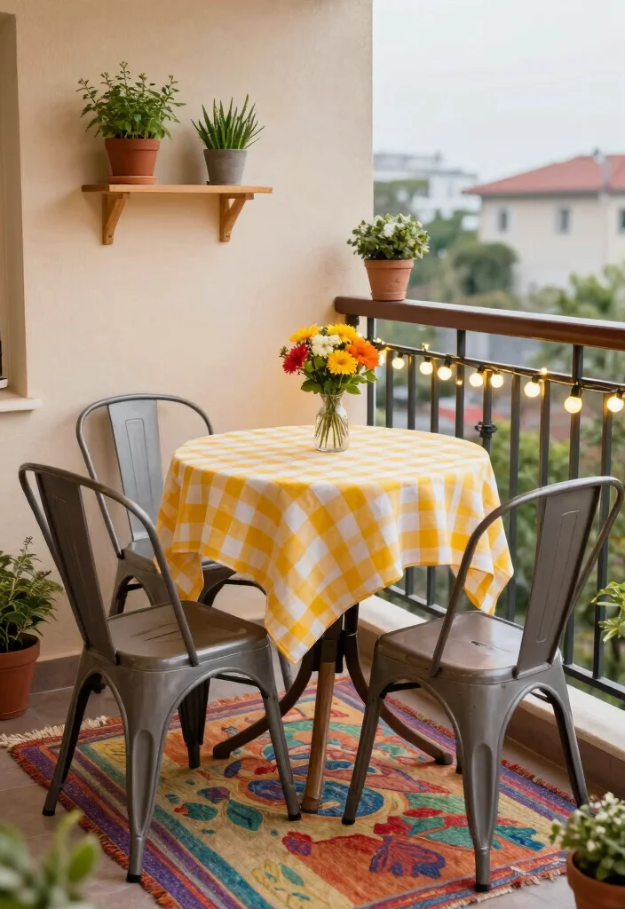 18 House Balcony Design Ideas That Elevate Your Exterior 1 18 House Balcony Design Ideas That Elevate Your Exterior - 1. Cozy Café Vibe 1