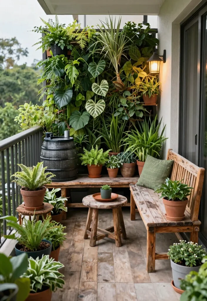 18 House Balcony Design Ideas That Elevate Your Exterior 52 18 House Balcony Design Ideas That Elevate Your Exterior - 12. Eco-Friendly Sanctuary 1